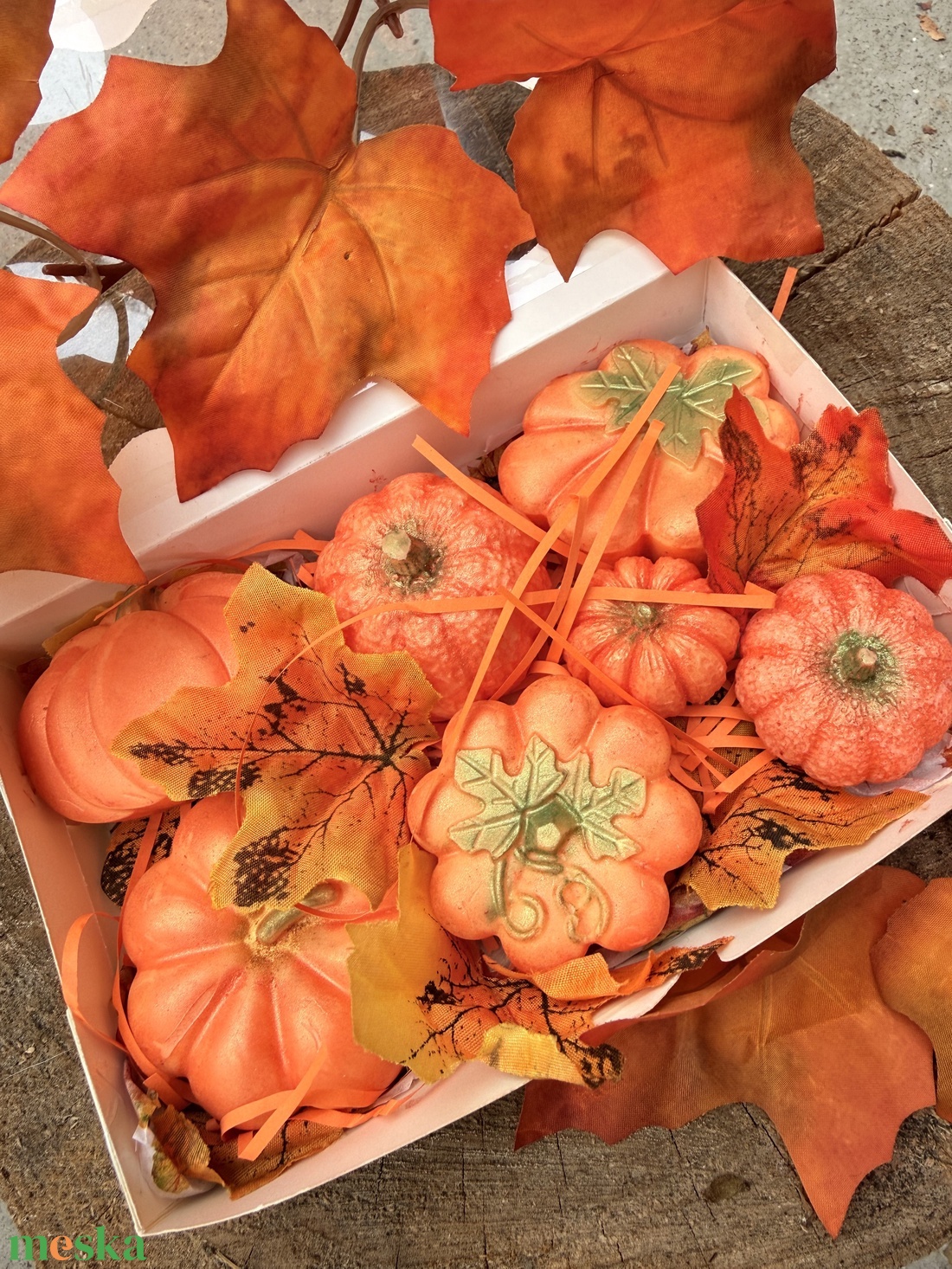 Őszi, tökös szappan box - szépségápolás - szappan & fürdés - kézműves szappan - Meska.hu