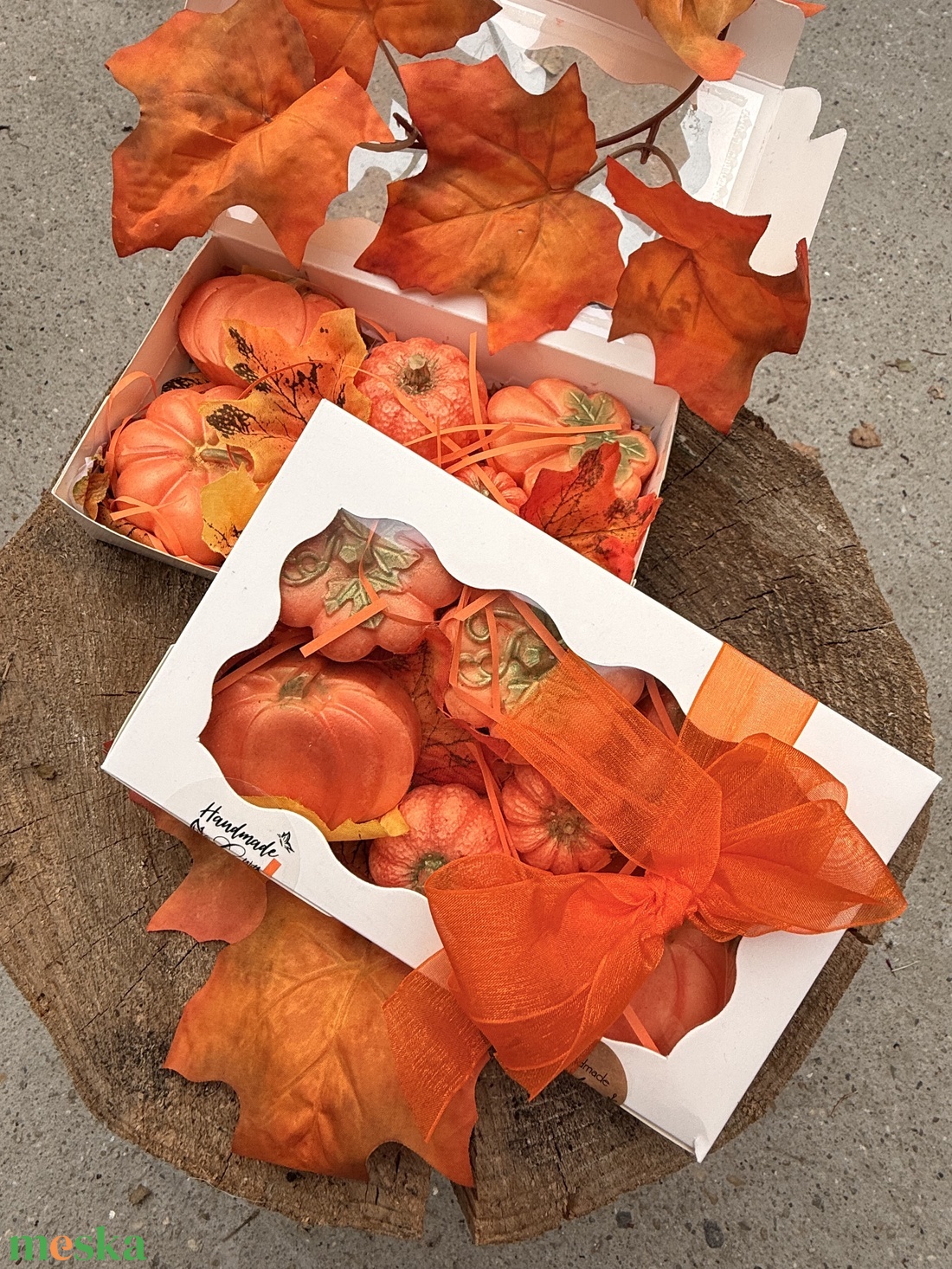 Őszi, tökös szappan box - szépségápolás - szappan & fürdés - kézműves szappan - Meska.hu