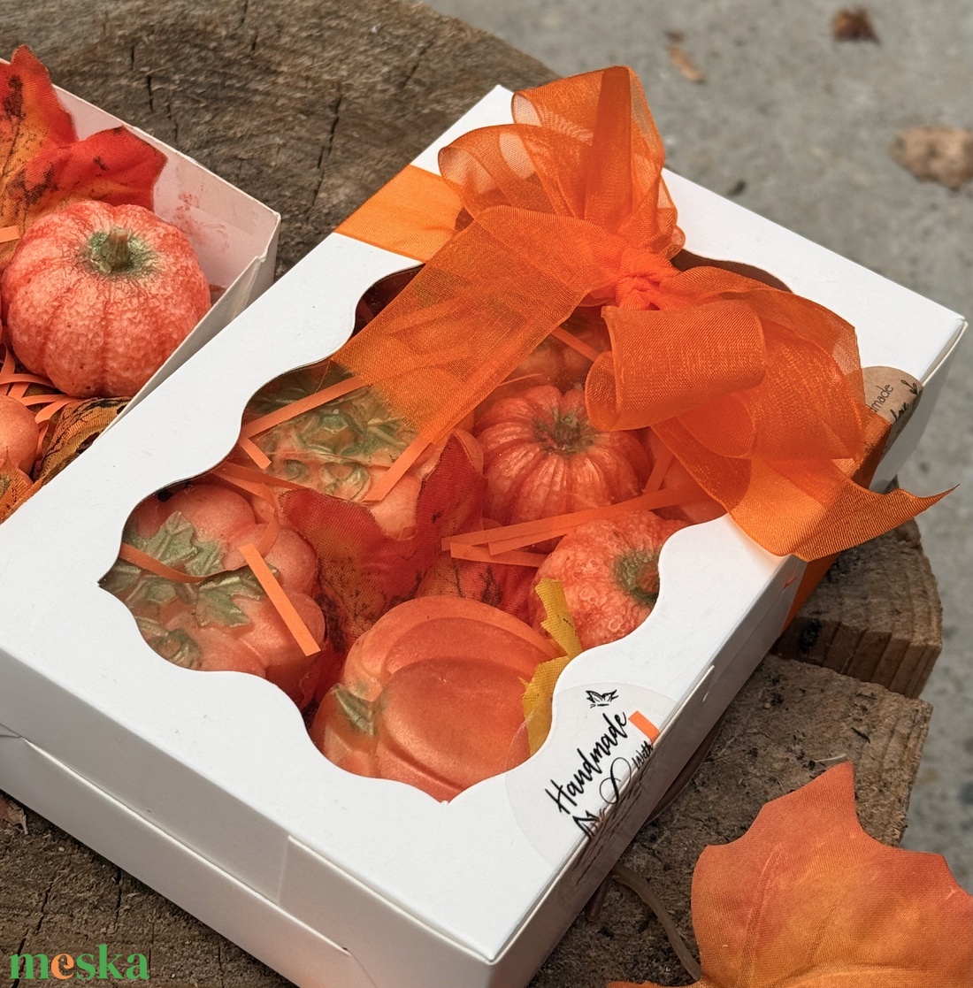 Őszi, tökös szappan box - szépségápolás - szappan & fürdés - kézműves szappan - Meska.hu