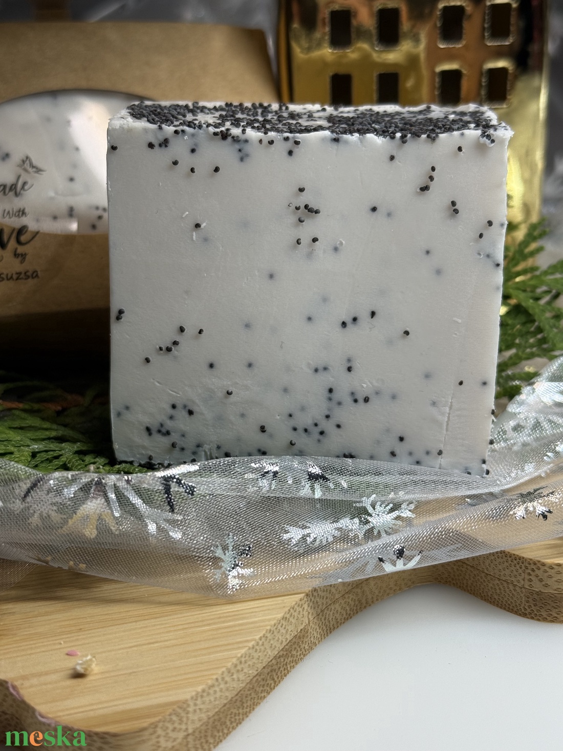 Mákos-vaníliás szappan - szépségápolás - szappan & fürdés - kézműves szappan - Meska.hu