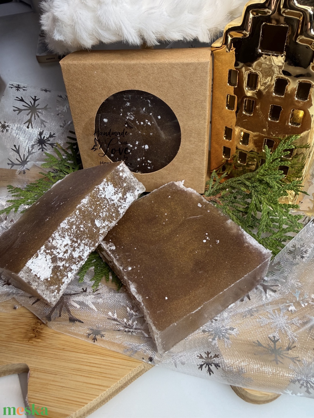 Sós-karamellás szappan - szépségápolás - szappan & fürdés - kézműves szappan - Meska.hu