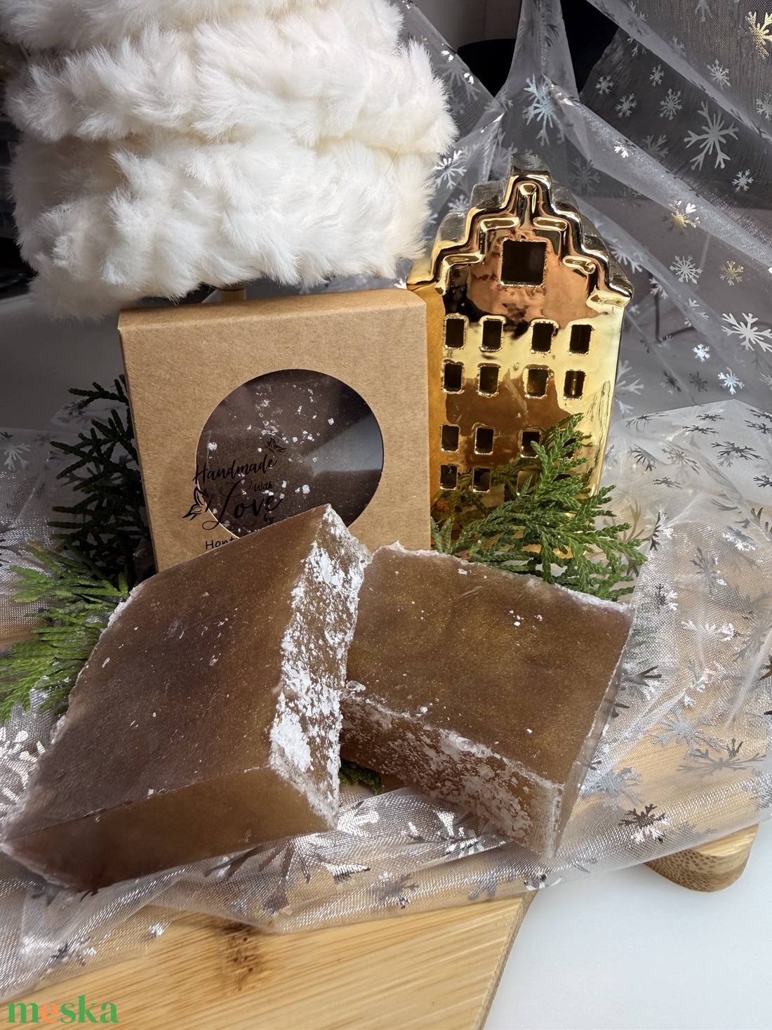 Sós-karamellás szappan - szépségápolás - szappan & fürdés - kézműves szappan - Meska.hu