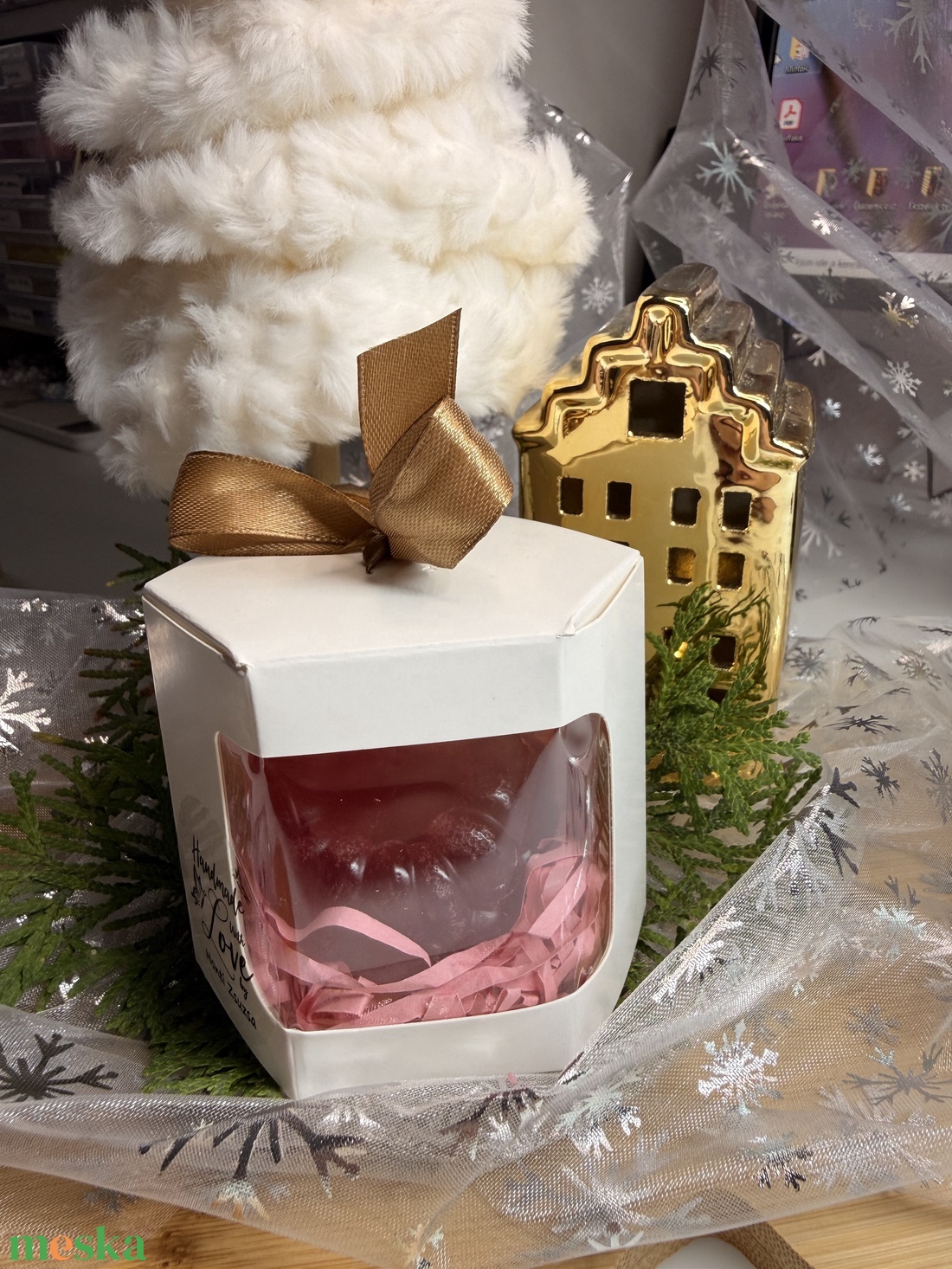 Málnás szappan - szépségápolás - szappan & fürdés - kézműves szappan - Meska.hu