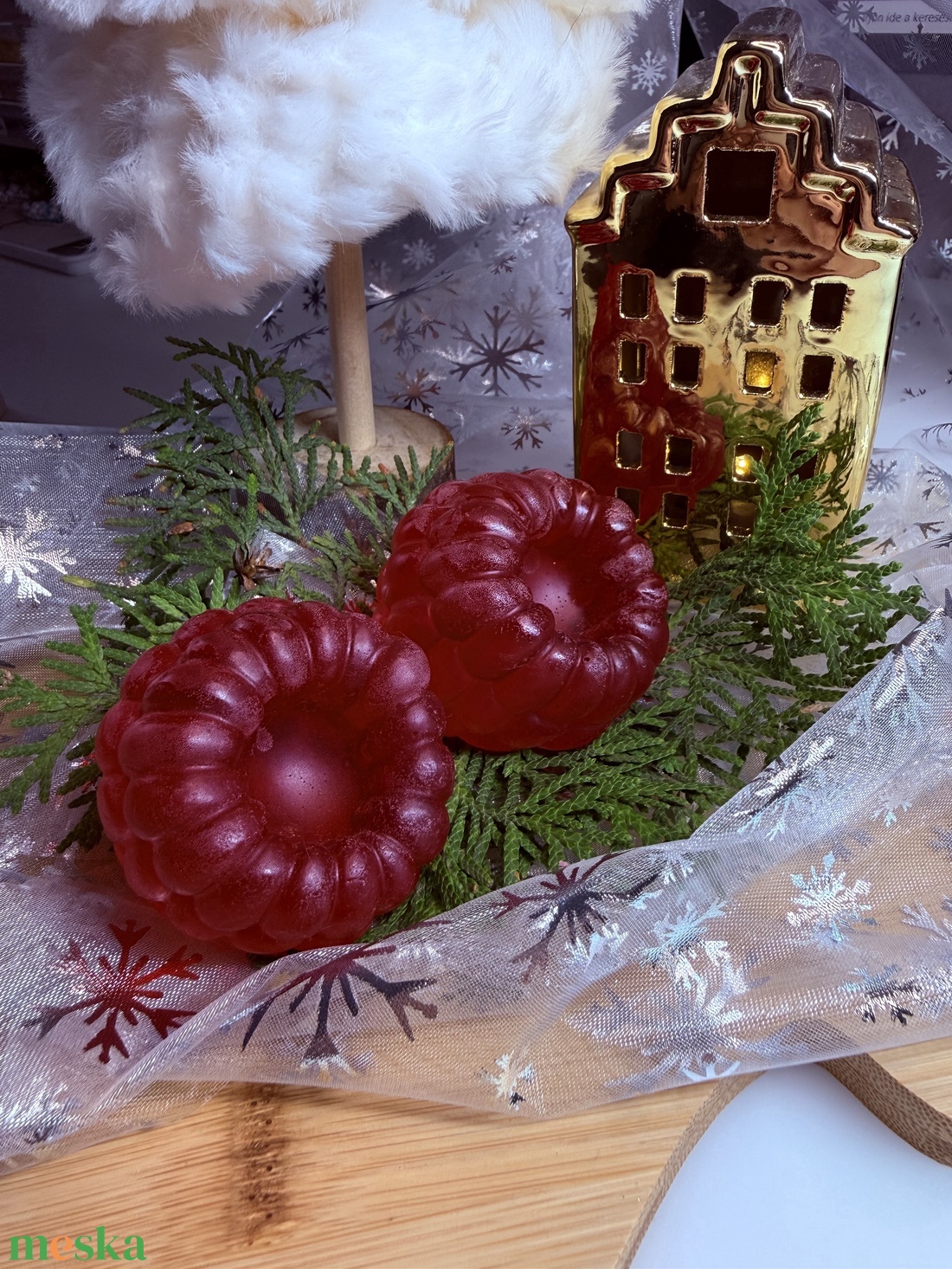 Málnás szappan - szépségápolás - szappan & fürdés - kézműves szappan - Meska.hu