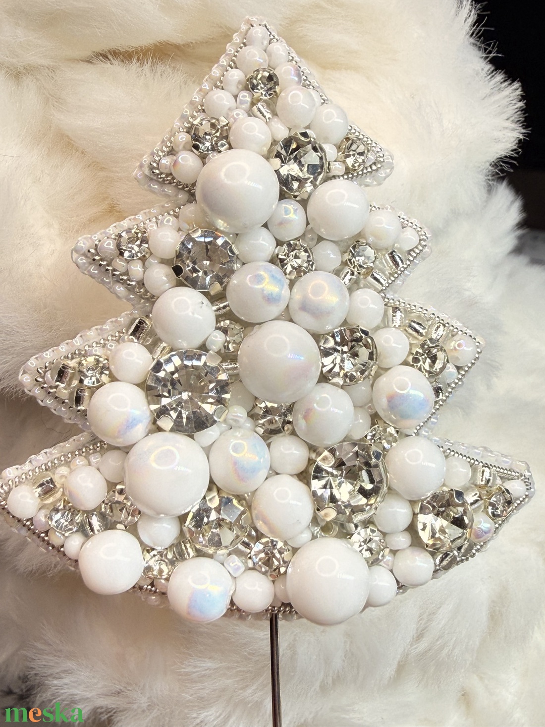 Karácsonyfa bross - ékszer - kitűző és bross - Meska.hu