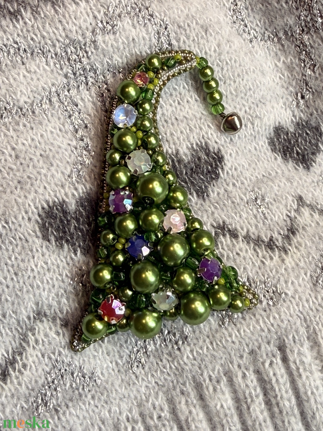 Grincsfa bross - ékszer - kitűző és bross - Meska.hu