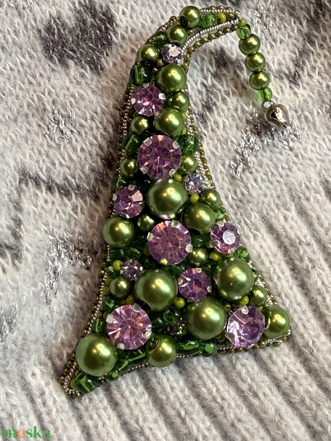 Grincsfa bross - ékszer - kitűző és bross - Meska.hu