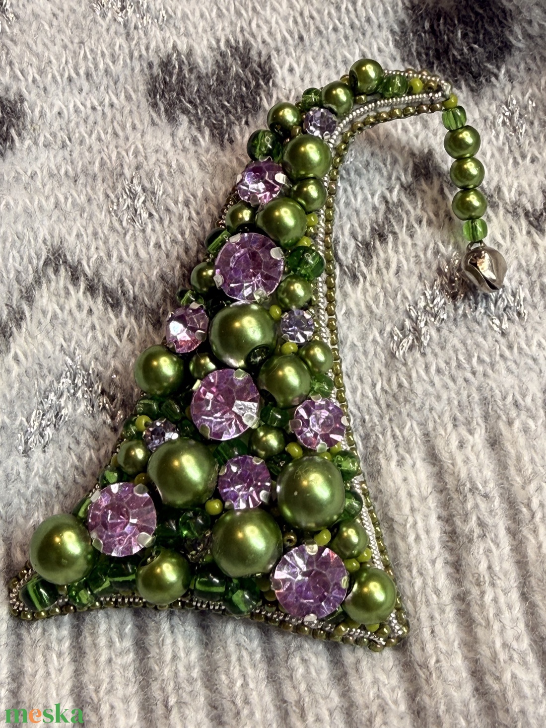 Grincsfa bross - ékszer - kitűző és bross - Meska.hu