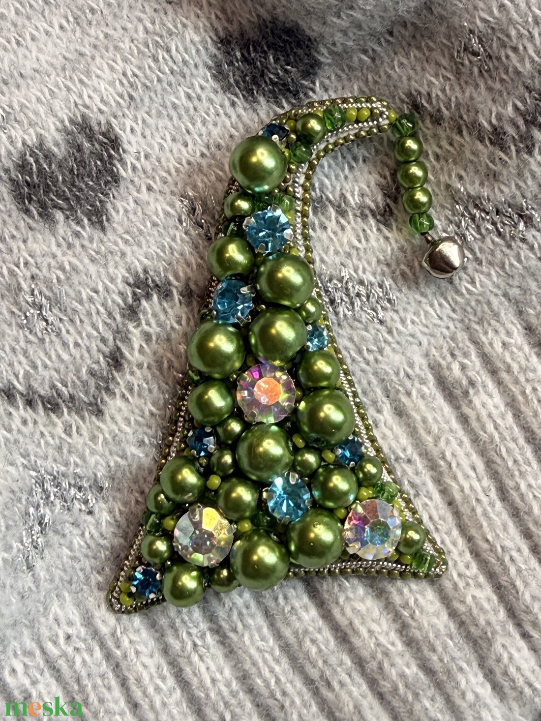 Grincsfa bross - ékszer - kitűző és bross - Meska.hu