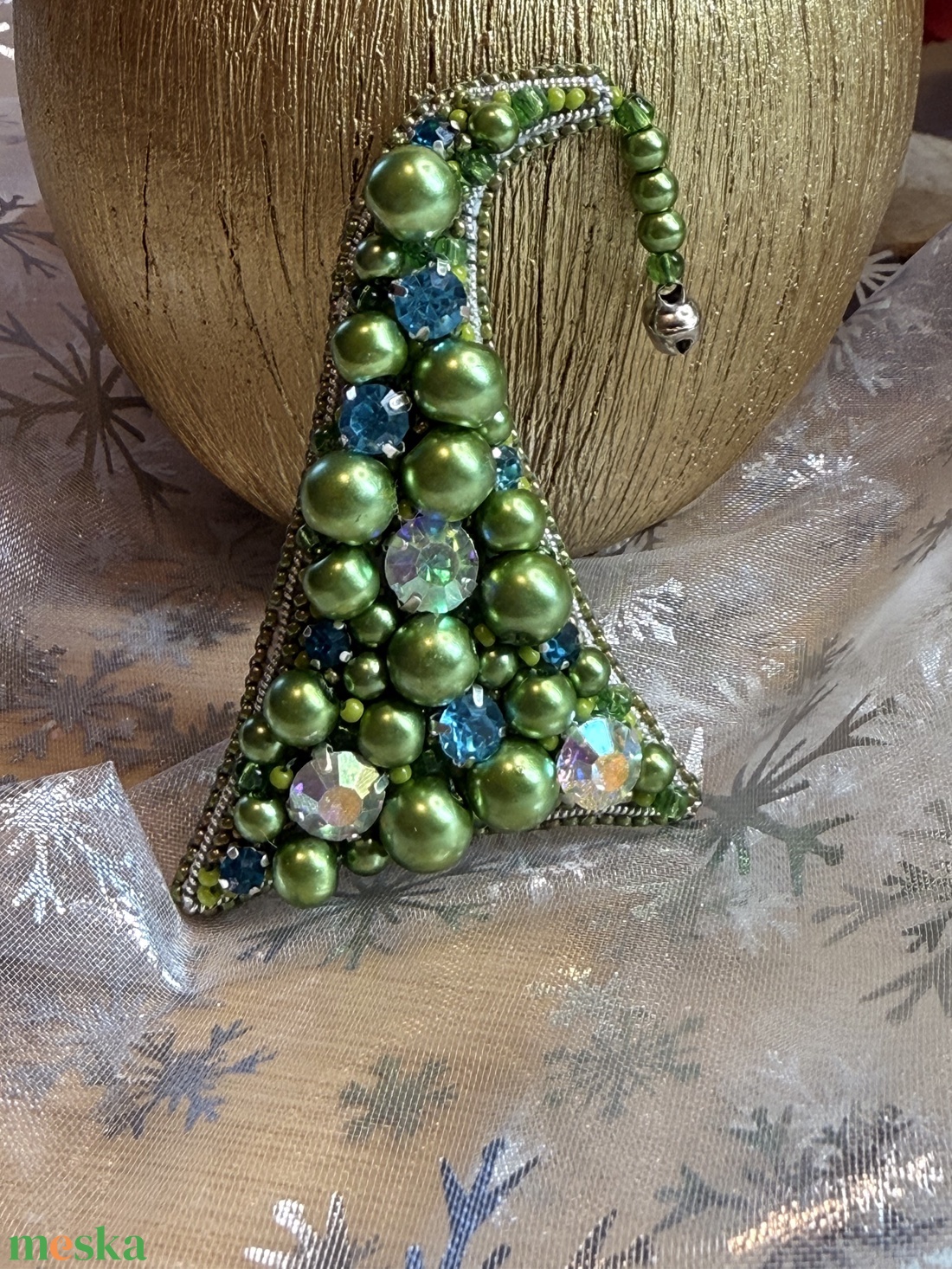 Grincsfa bross - ékszer - kitűző és bross - Meska.hu