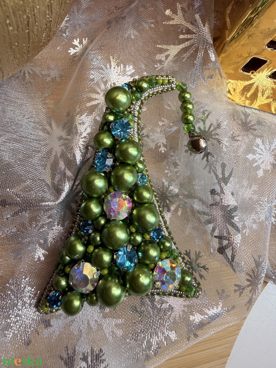 Grincsfa bross - ékszer - kitűző és bross - Meska.hu