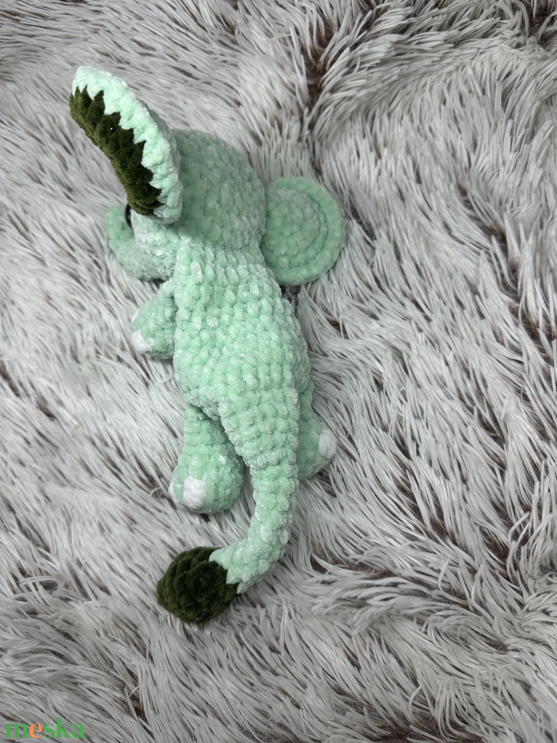 Horgolt elefántos alvóka - baba - mama - baba játékok - szundikendő, alvóka - Meska.hu