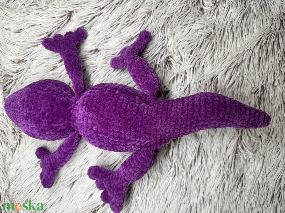 Horgolt szalamandra - játék & sport - plüssállat & játékfigura - más figura - Meska.hu