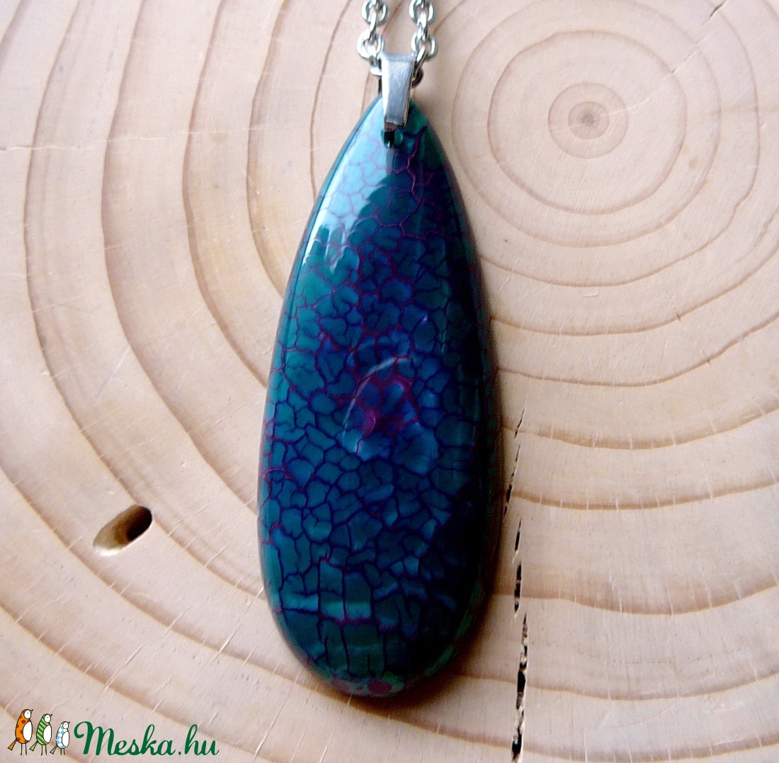 Sárkányvér achát medál -  - Meska.hu