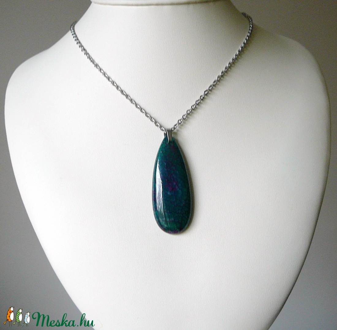 Sárkányvér achát medál -  - Meska.hu