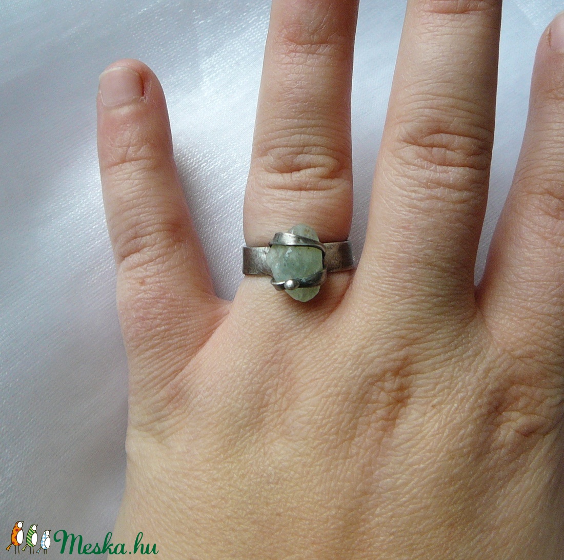 Akvamarin gyűrű -  - Meska.hu