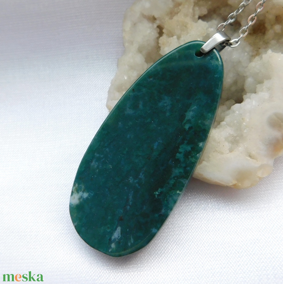 Indiaachát medál - ékszer - nyaklánc - medál - Meska.hu