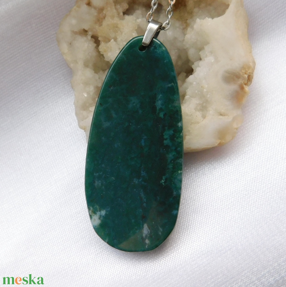 Indiaachát medál - ékszer - nyaklánc - medál - Meska.hu