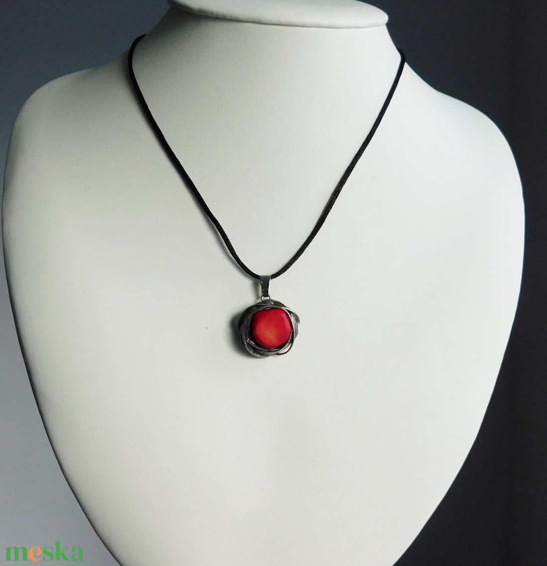 Korall medál - ékszer - nyaklánc - medál - Meska.hu