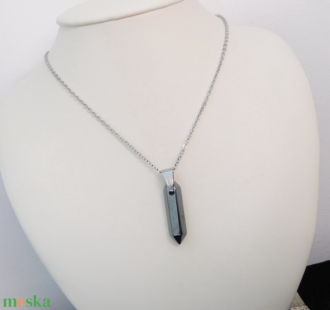 Hematit medál - ékszer - nyaklánc - medál - Meska.hu