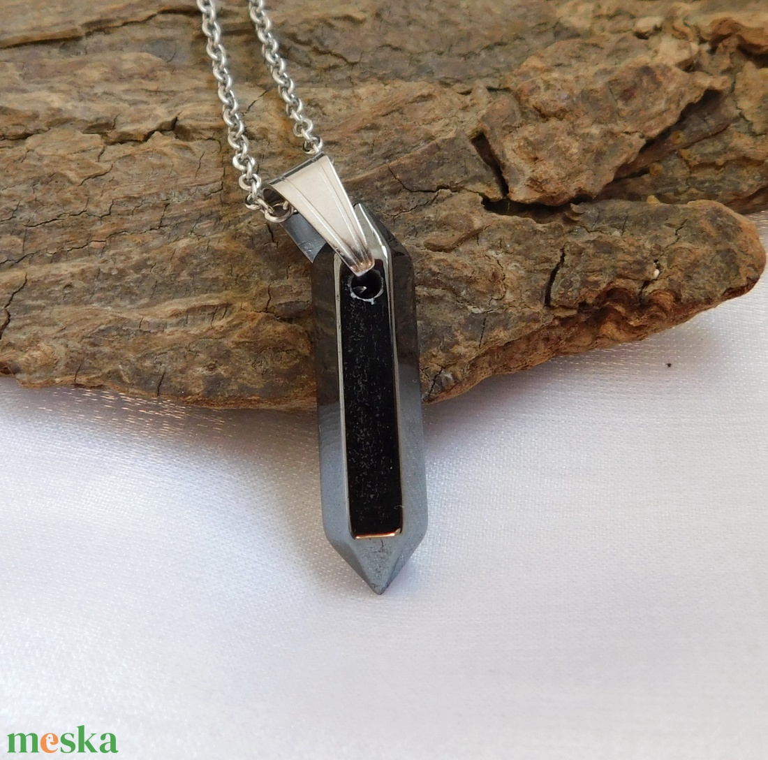 Hematit medál - ékszer - nyaklánc - medál - Meska.hu