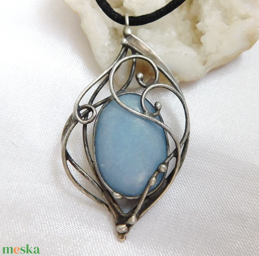  FOGLALVA! Angelit medál - ékszer - nyaklánc - medálos nyaklánc - Meska.hu