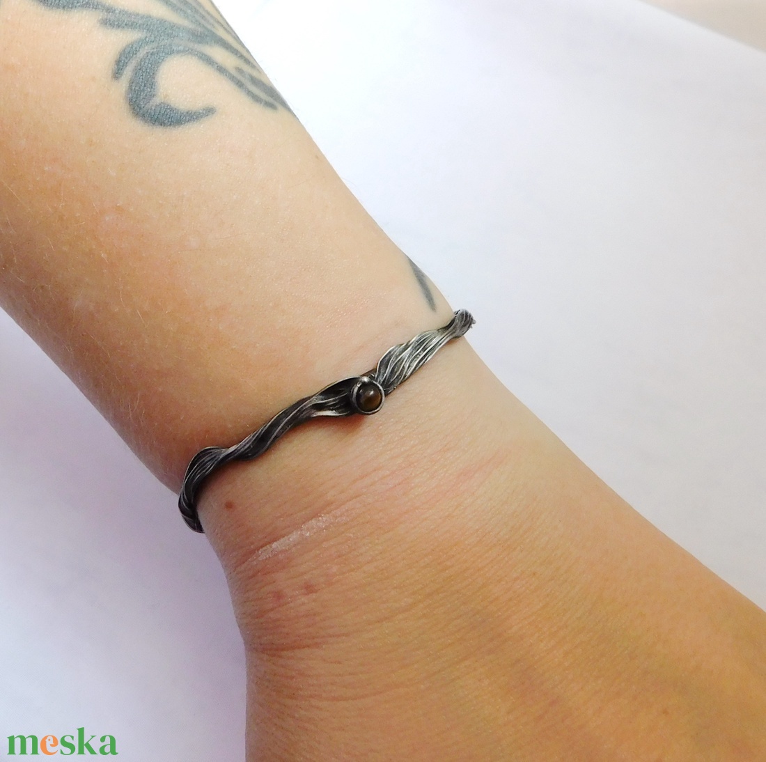 Tigrisszem karperec - ékszer - karkötő - karperec - Meska.hu