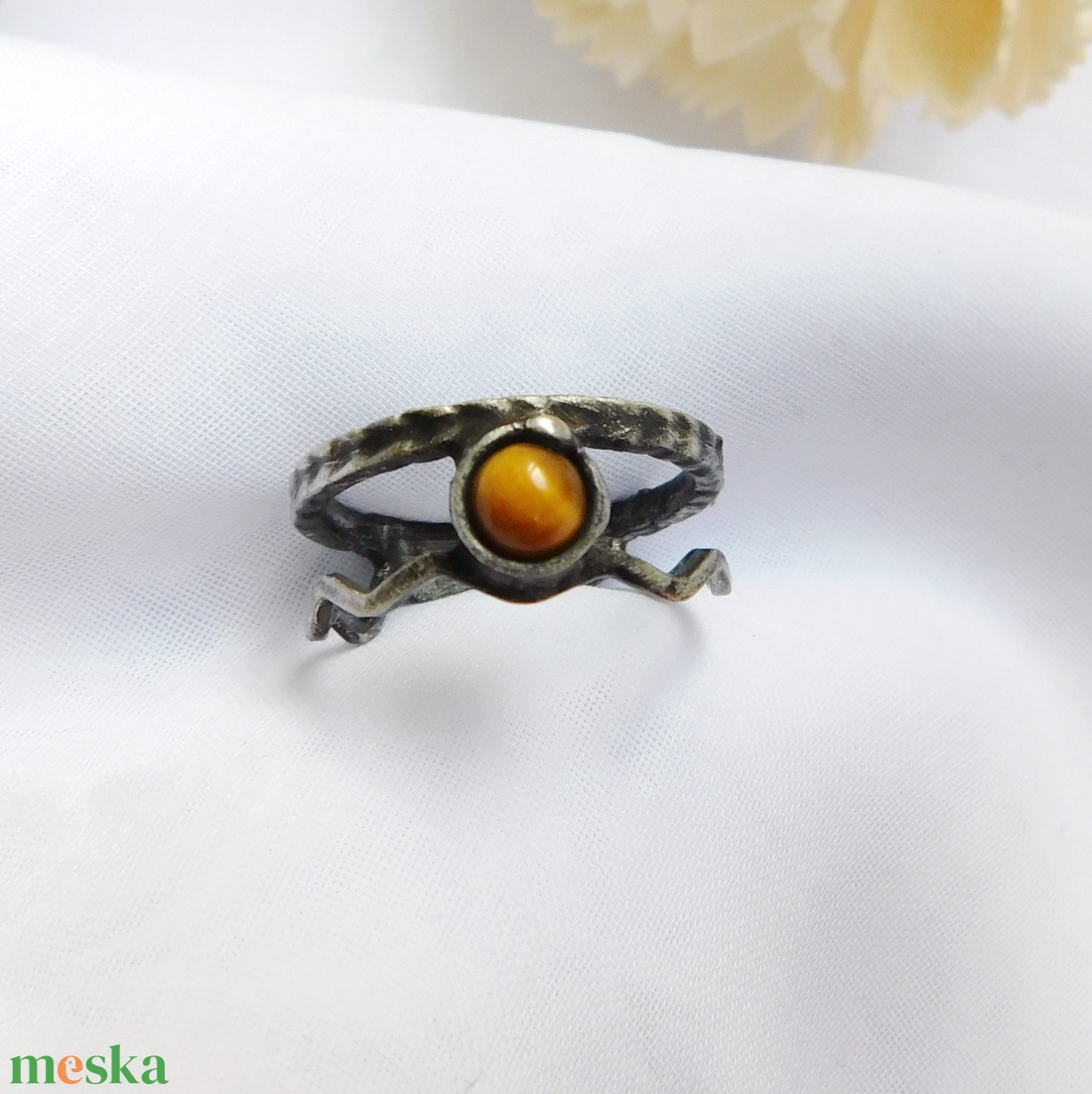 Tigrisszem gyűrű - ékszer - gyűrű - statement gyűrű - Meska.hu