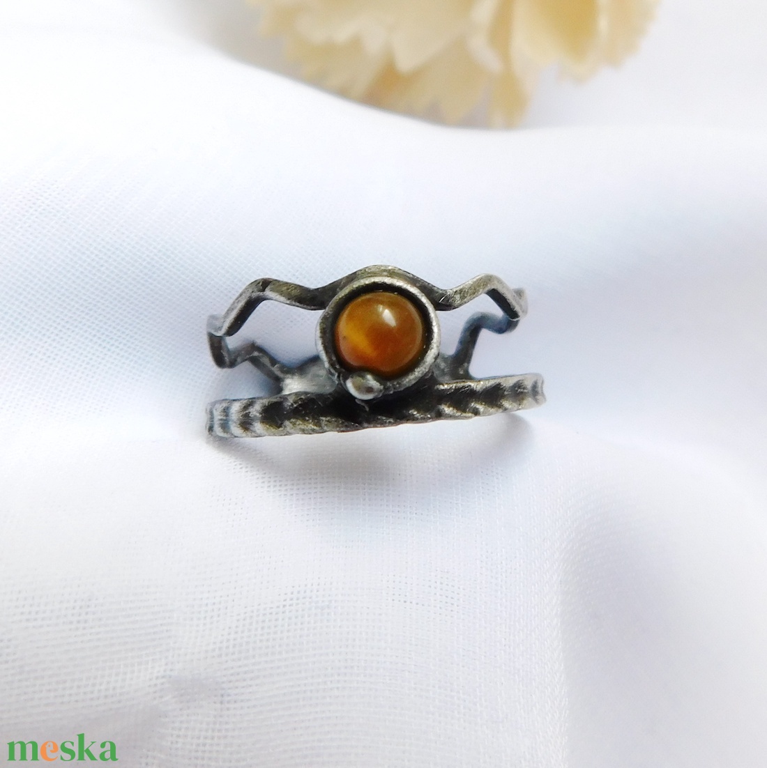 Tigrisszem gyűrű - ékszer - gyűrű - statement gyűrű - Meska.hu