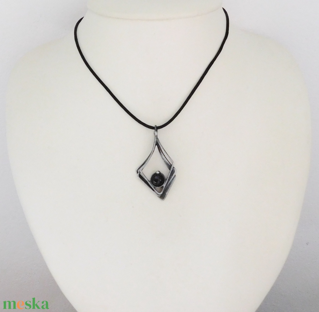Ónix nyaklánc - ékszer - nyaklánc - medál - Meska.hu