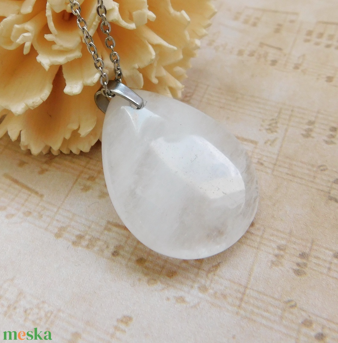 Hegyikristály medál - ékszer - nyaklánc - medálos nyaklánc - Meska.hu