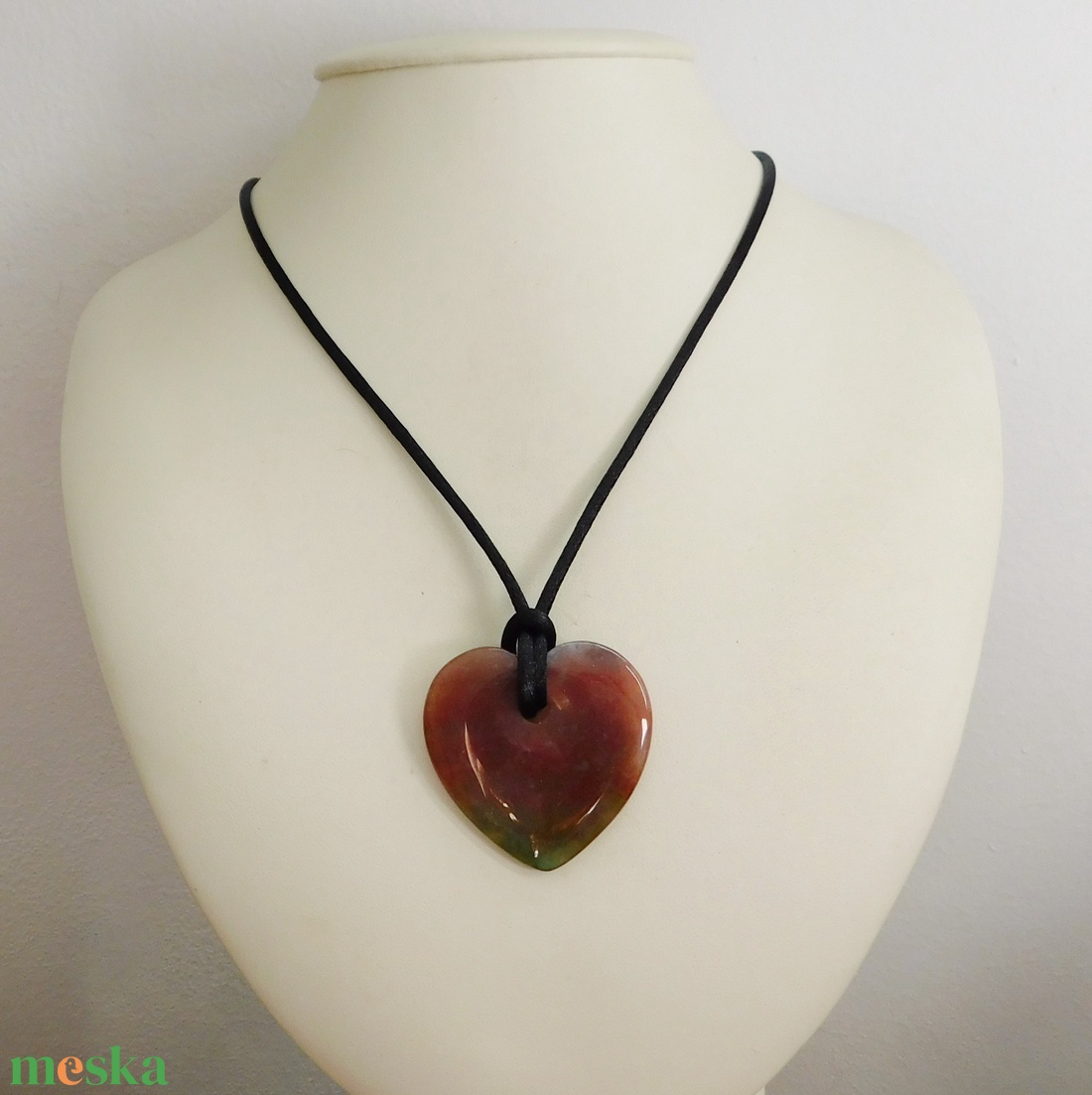 Indiaachát medál - ékszer - nyaklánc - medál - Meska.hu