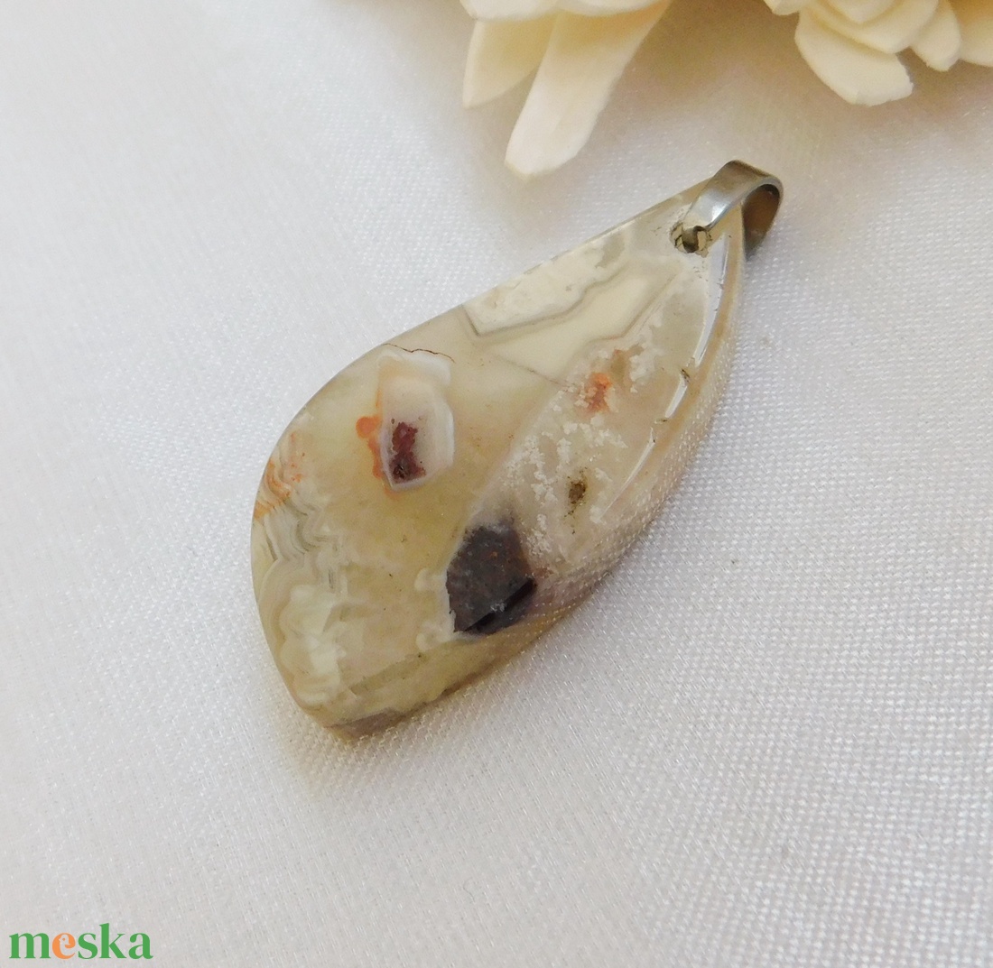 Akció! Csipkeachát  - ékszer - nyaklánc - medálos nyaklánc - Meska.hu