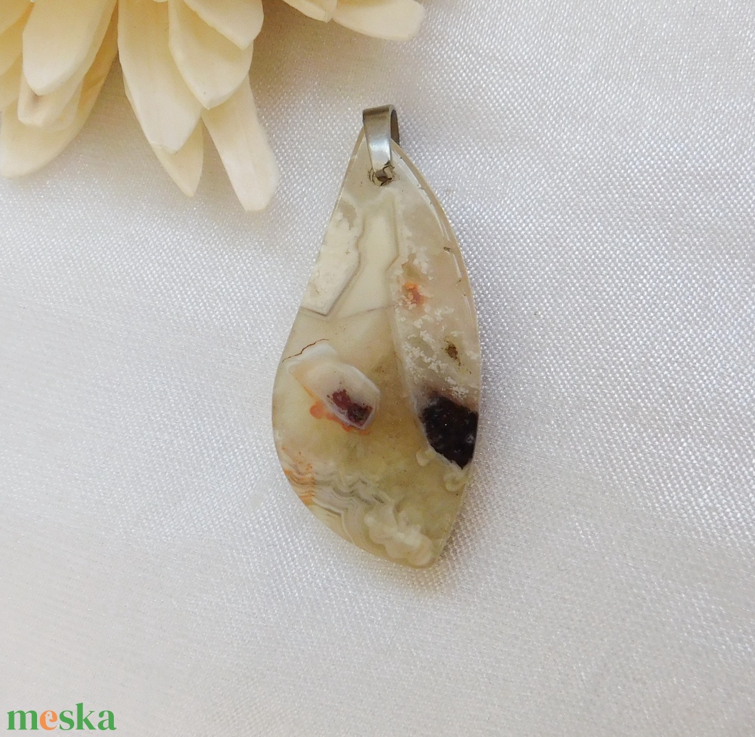 Akció! Csipkeachát  - ékszer - nyaklánc - medálos nyaklánc - Meska.hu