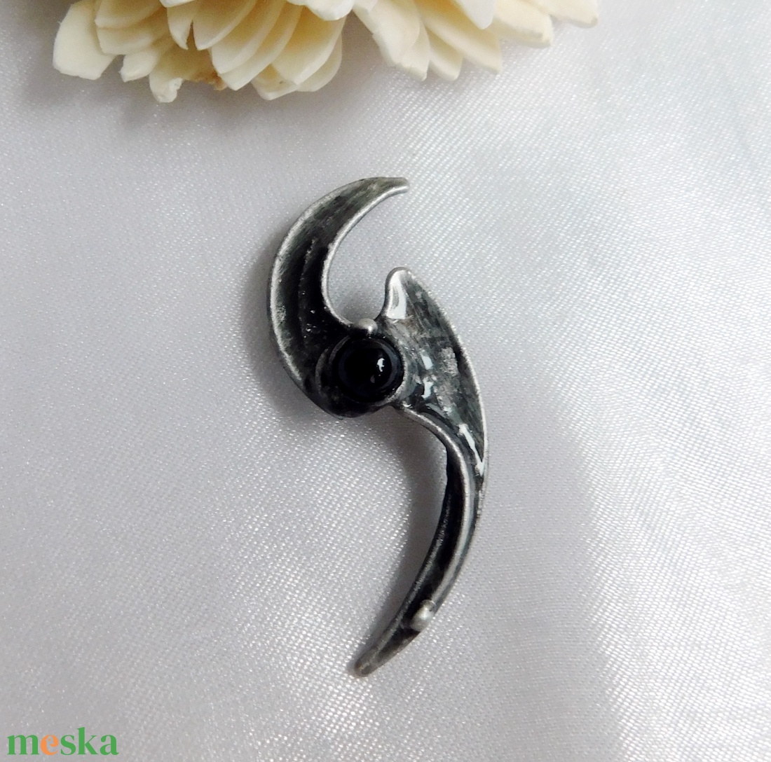 Turmalin bross / kitűző - ékszer - kitűző és bross - Meska.hu