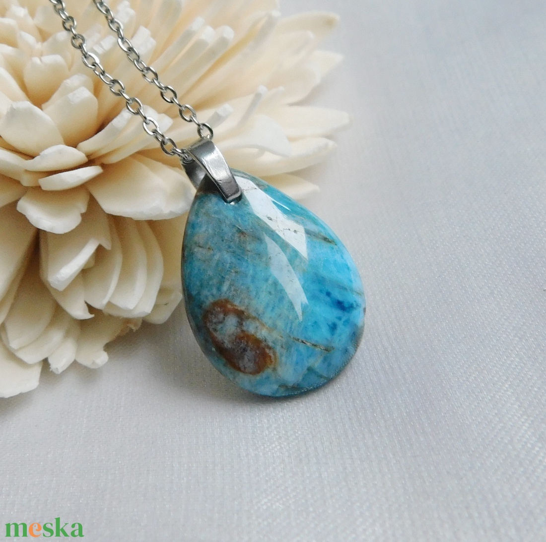 Apatit medál - ékszer - nyaklánc - medál - Meska.hu