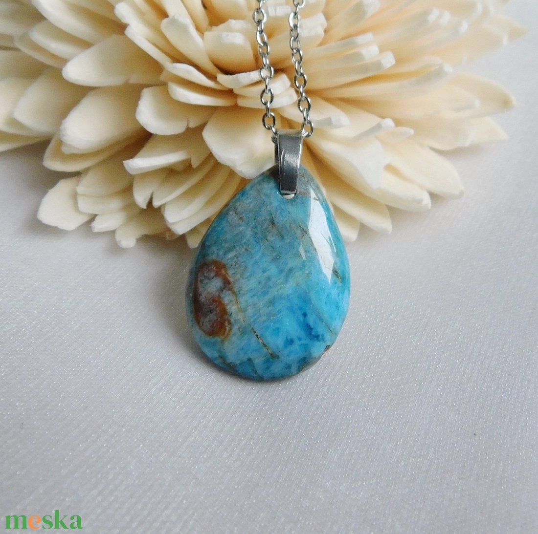 Apatit medál - ékszer - nyaklánc - medál - Meska.hu