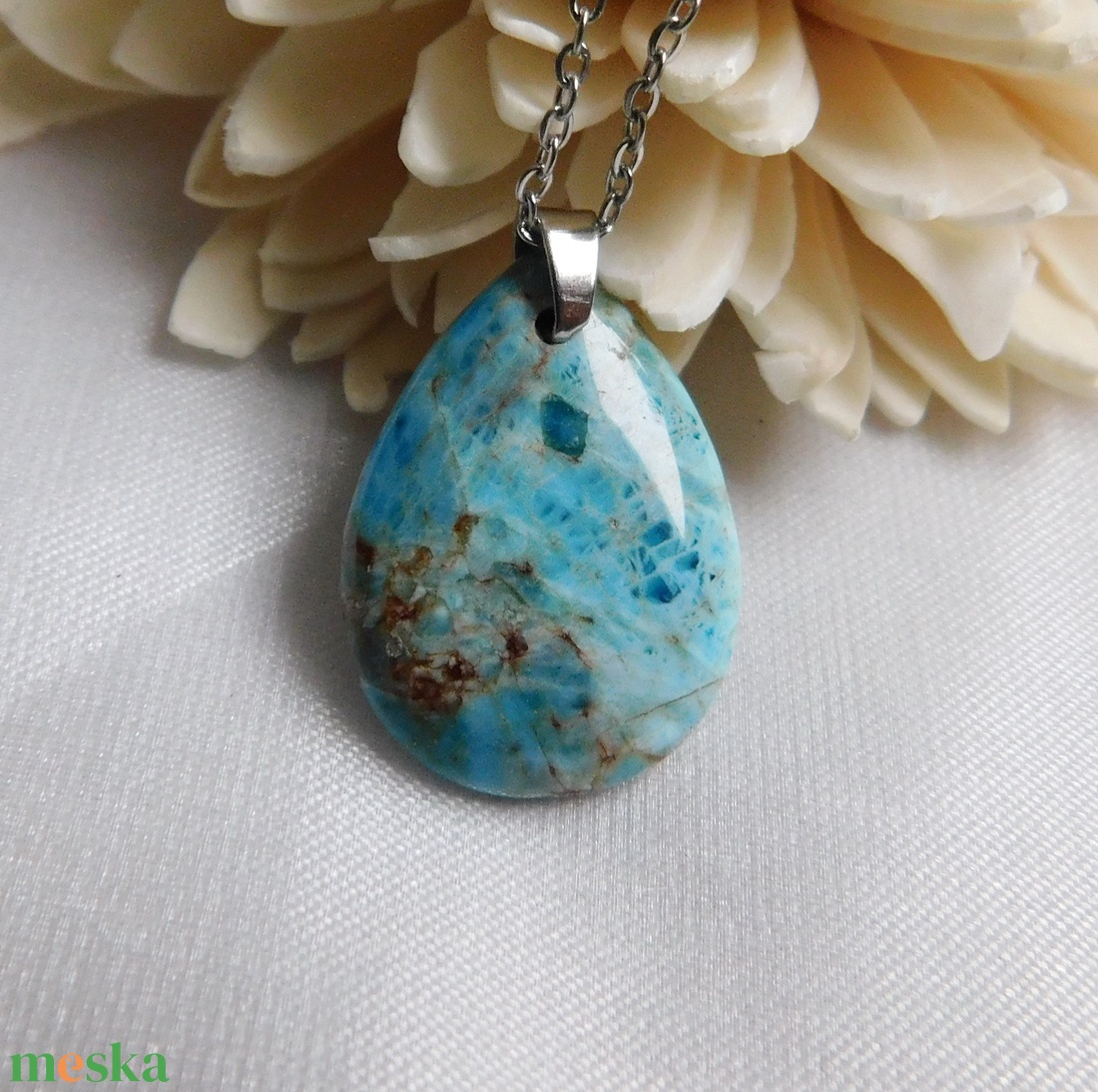 Apatit medál - ékszer - nyaklánc - medál - Meska.hu