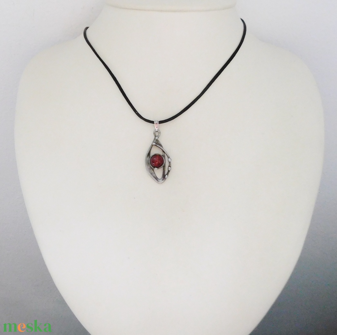 Karneol nyaklánc - ékszer - nyaklánc - medálos nyaklánc - Meska.hu