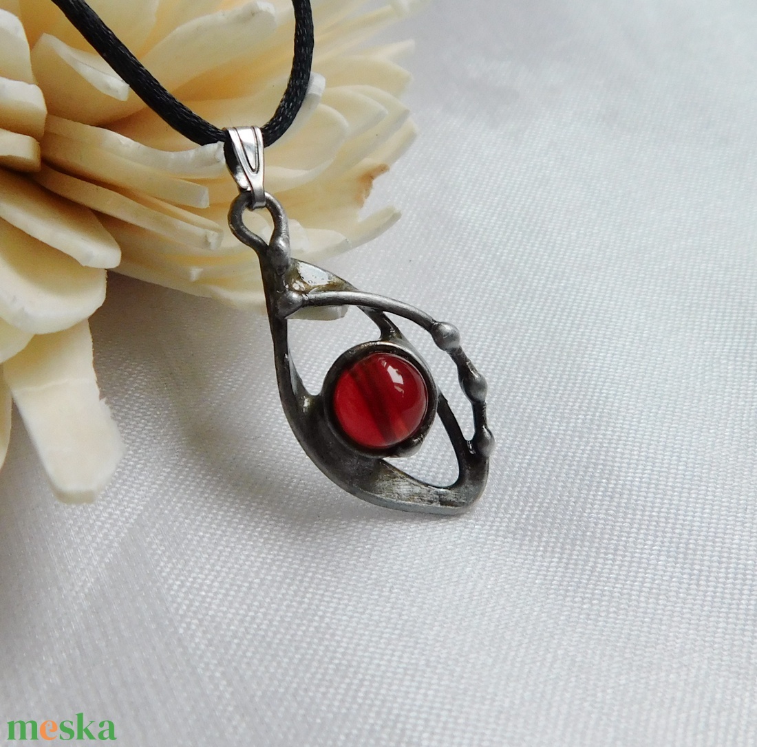 Karneol nyaklánc - ékszer - nyaklánc - medálos nyaklánc - Meska.hu
