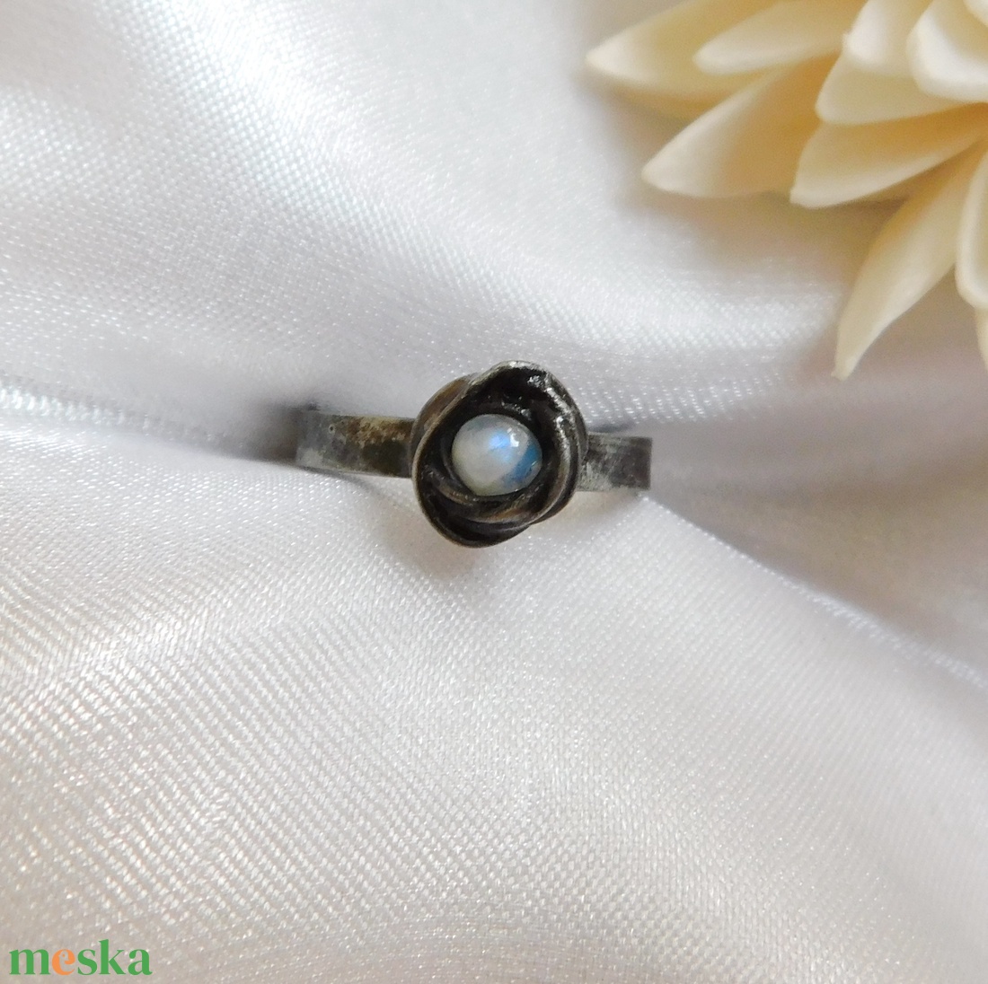 Holdkő gyűrű - ékszer - gyűrű - statement gyűrű - Meska.hu