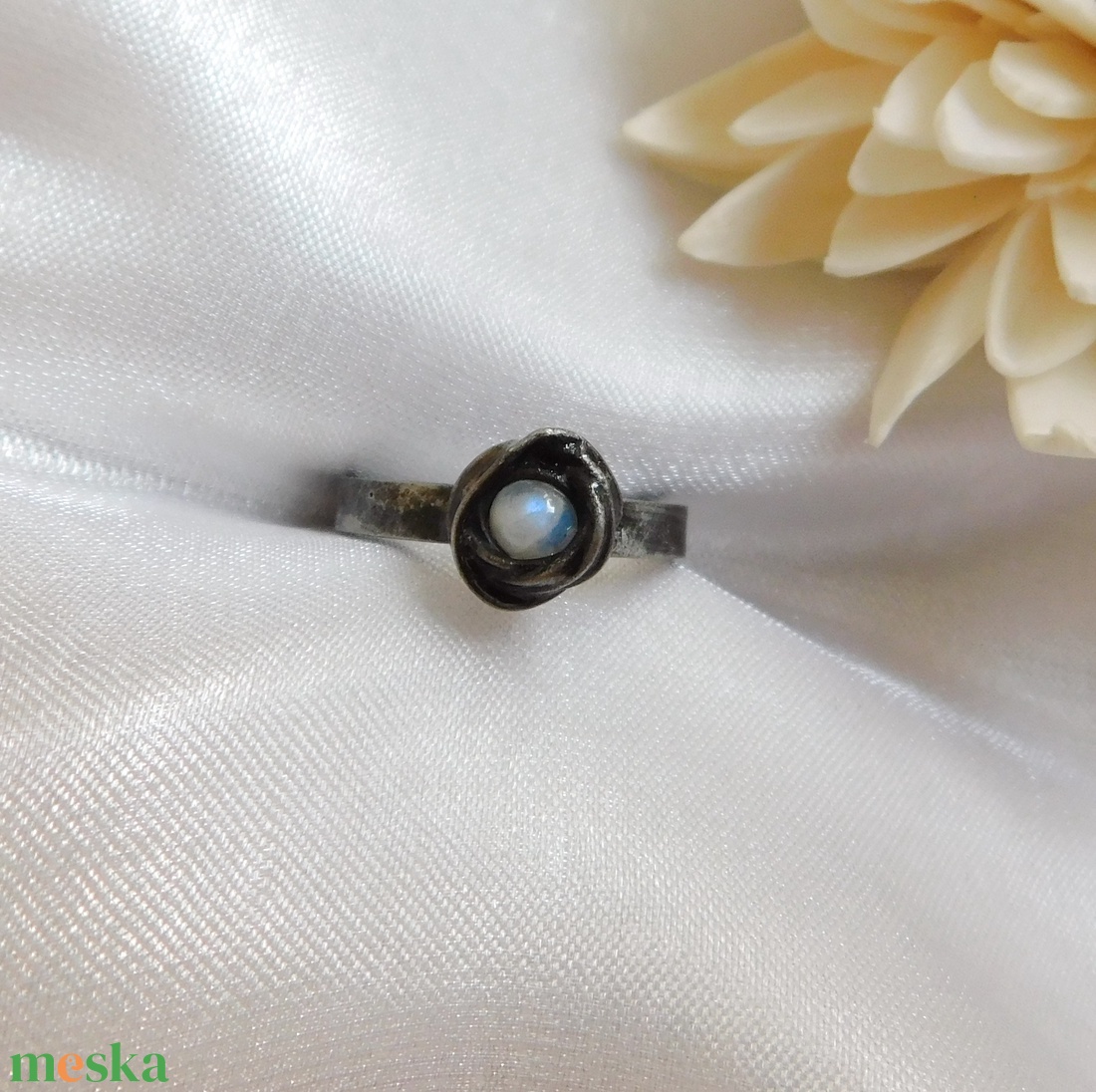 Holdkő gyűrű - ékszer - gyűrű - statement gyűrű - Meska.hu