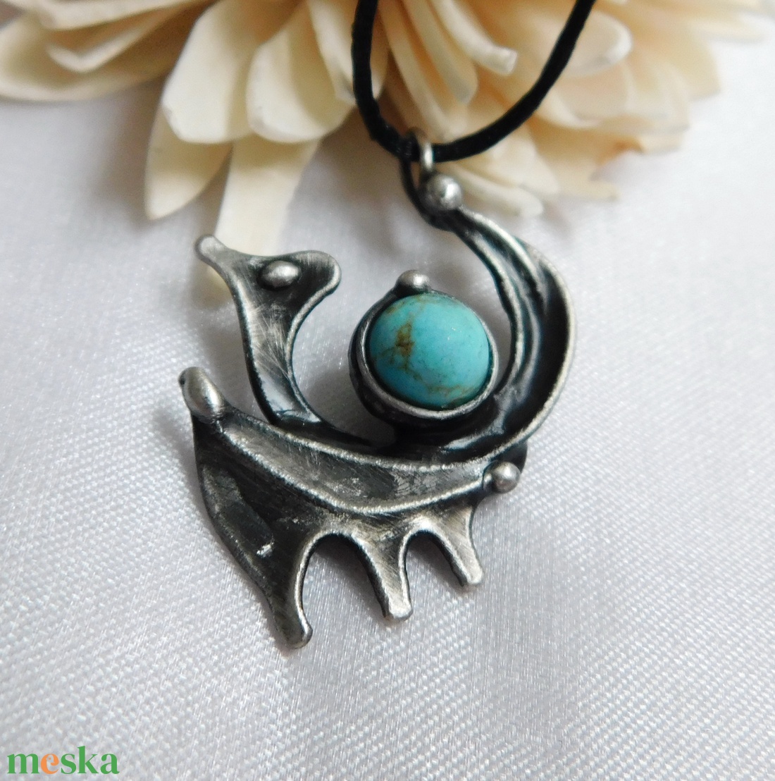Türkinit sárkány medál - ékszer - nyaklánc - medál - Meska.hu