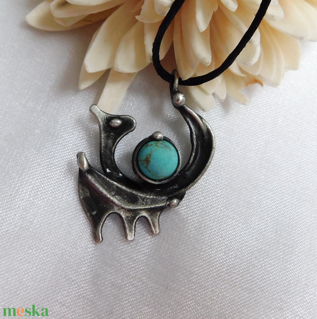 Türkinit sárkány medál - ékszer - nyaklánc - medál - Meska.hu
