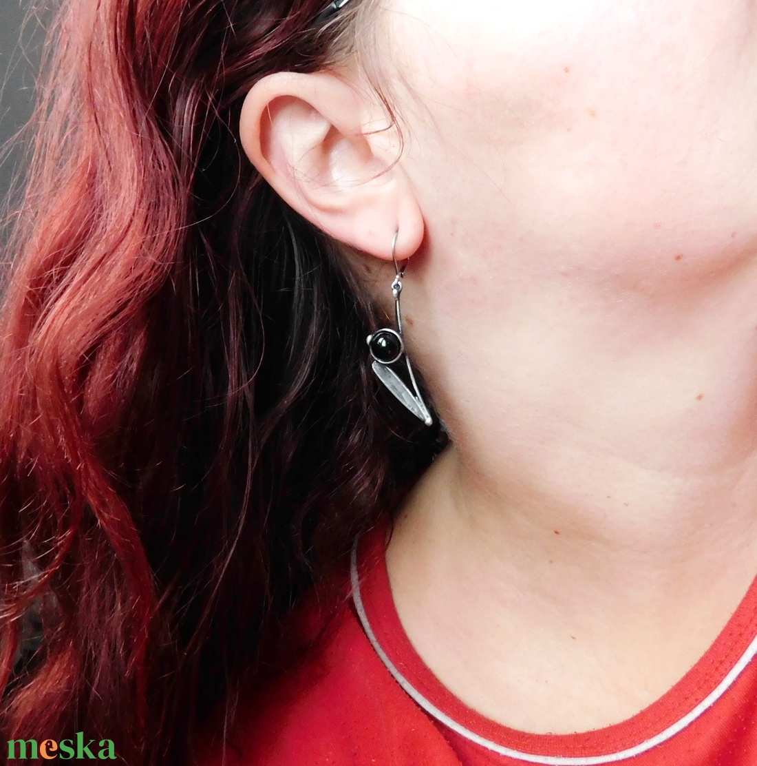 Turmalin fülbevaló - ékszer - nyaklánc - medálos nyaklánc - Meska.hu