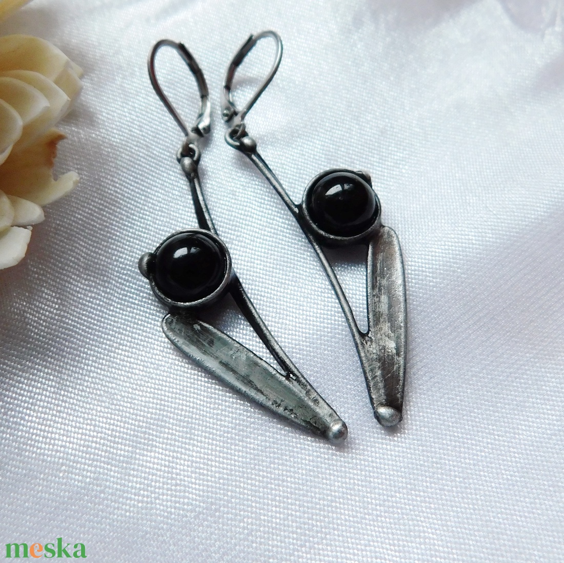 Turmalin fülbevaló - ékszer - nyaklánc - medálos nyaklánc - Meska.hu