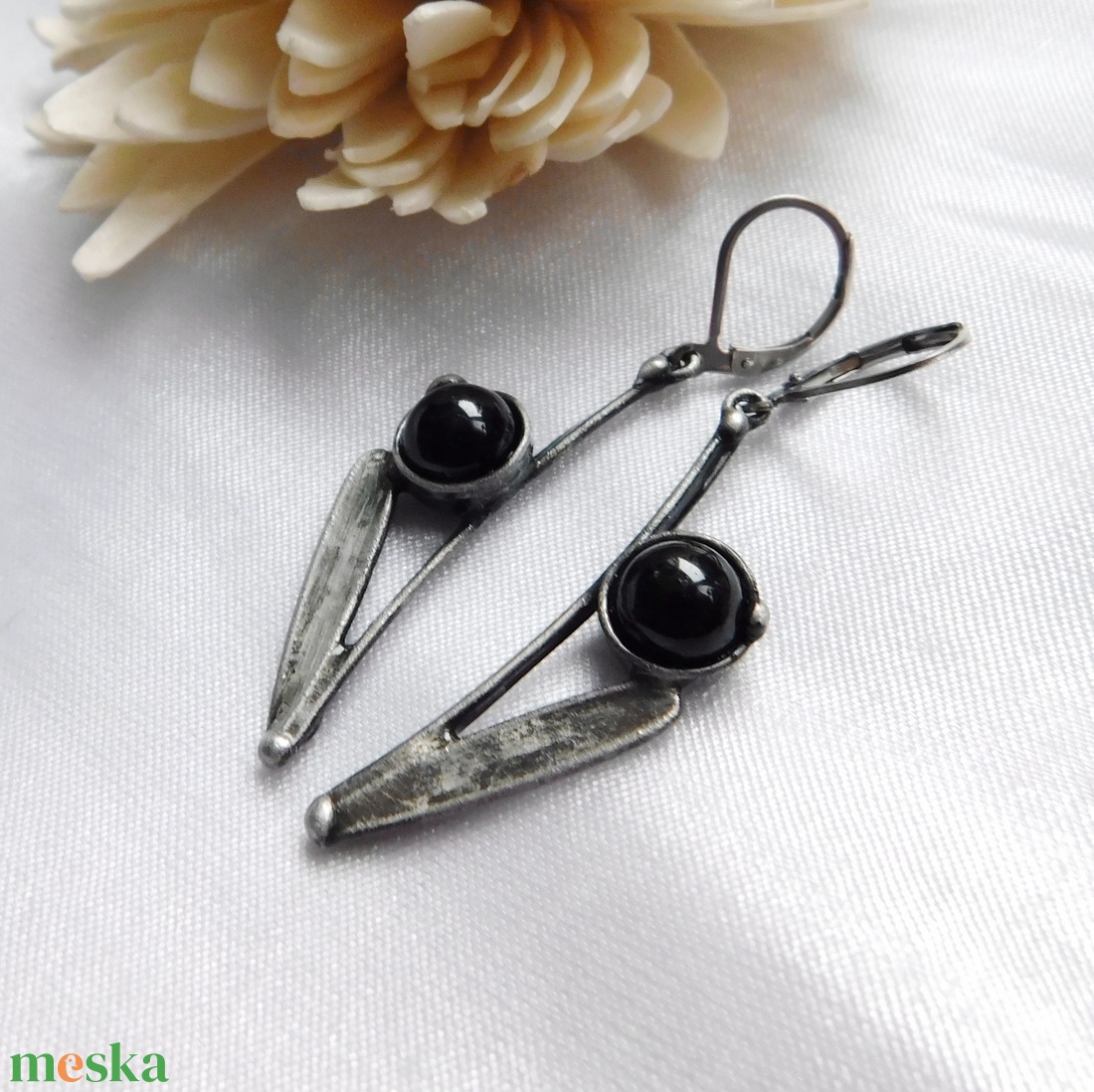 Turmalin fülbevaló - ékszer - nyaklánc - medálos nyaklánc - Meska.hu