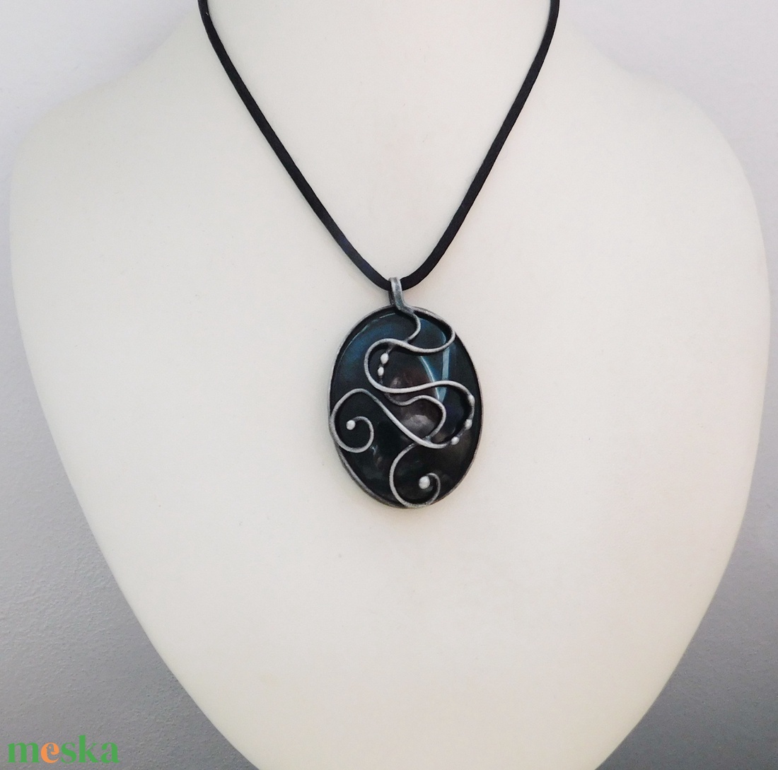 Heliotróp medál - ékszer - nyaklánc - medálos nyaklánc - Meska.hu