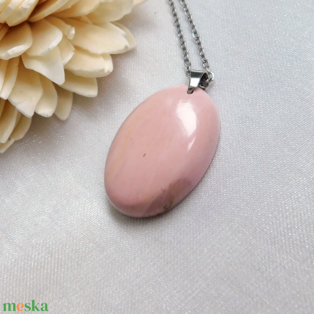 Mookait jáspis nyaklánc - ékszer - nyaklánc - medál - Meska.hu