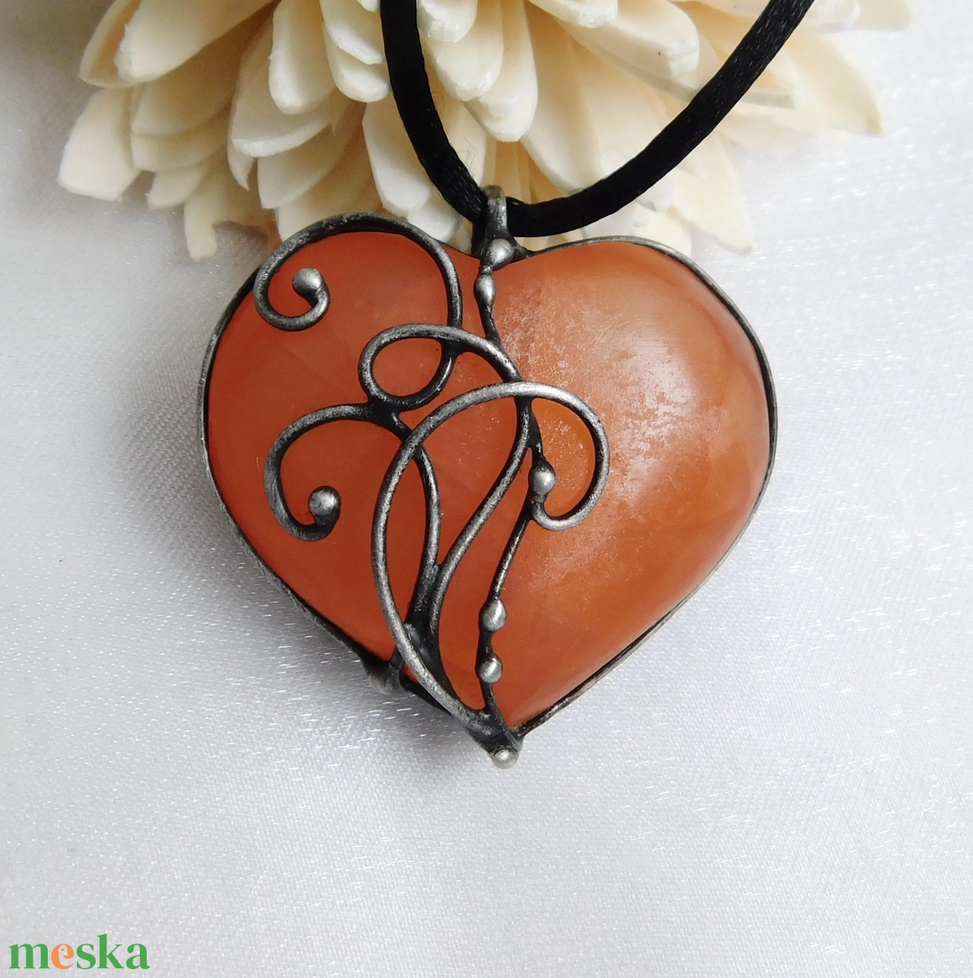 Szelenit medál  - ékszer - nyaklánc - medál - Meska.hu